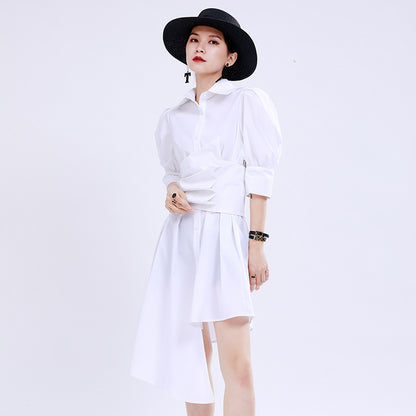 Sexy Summer Forest Design Short Shirt Dresses