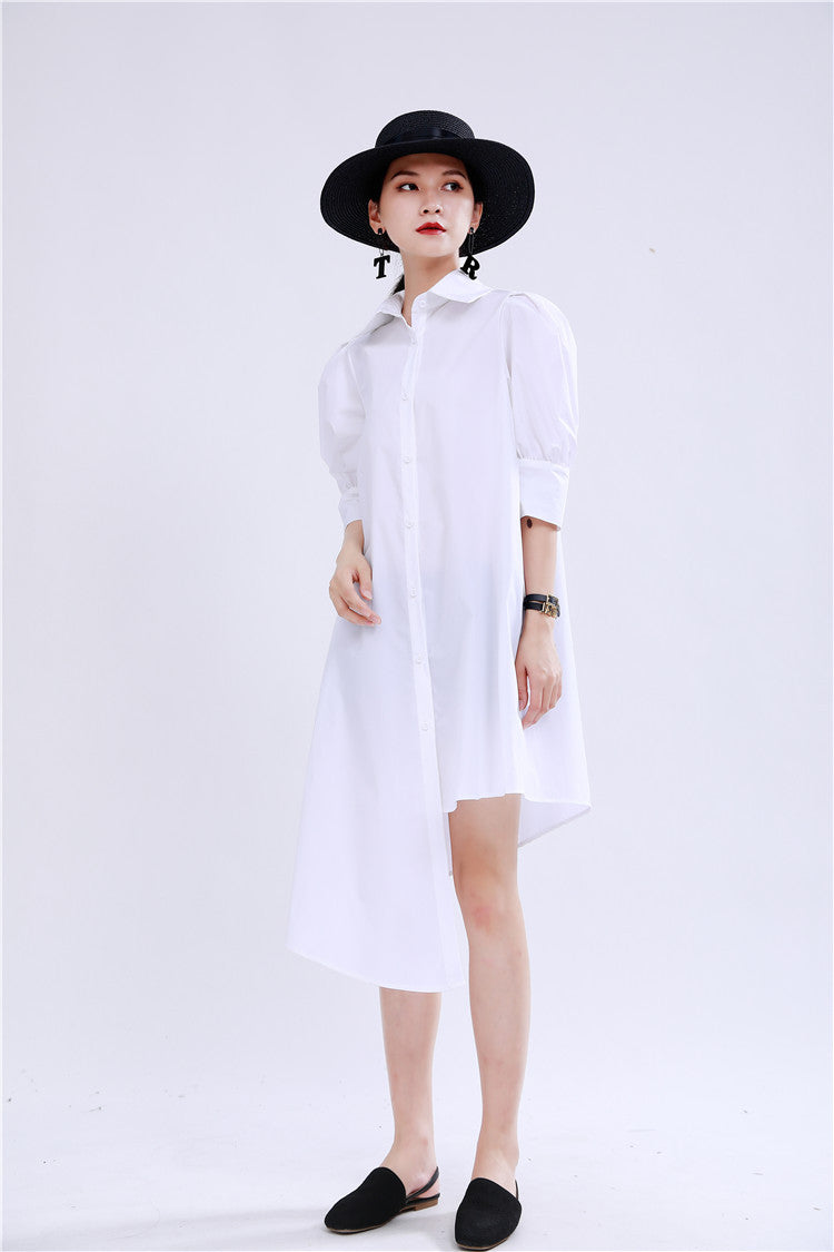 Sexy Summer Forest Design Short Shirt Dresses