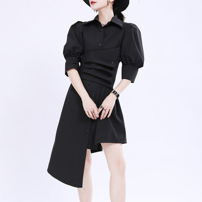 Sexy Summer Forest Design Short Shirt Dresses