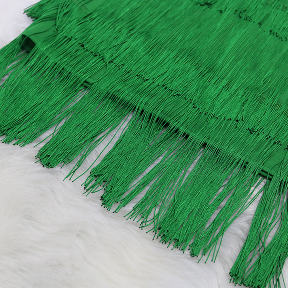 Sexy High Waist Tassels Skirts