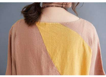 Women Summer Linen Plus Sizes Vintage Dresses