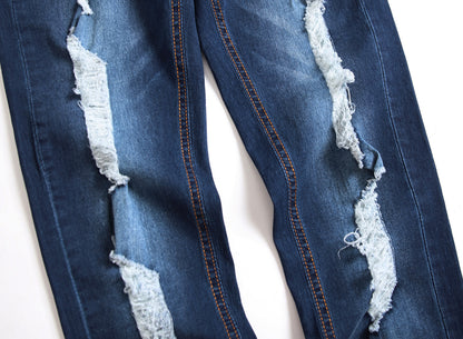Casual Broken Holes Men's Jean Pants