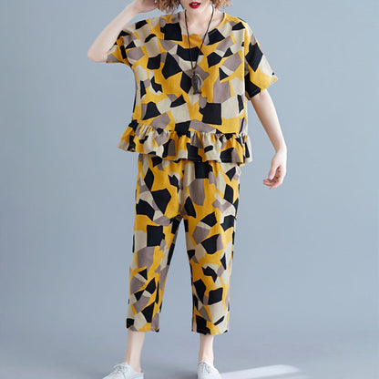 Summer Two Pieces Women Suits