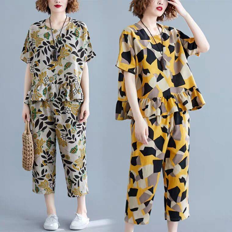 Summer Two Pieces Women Suits