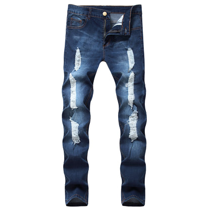 Casual Broken Holes Men's Jean Pants