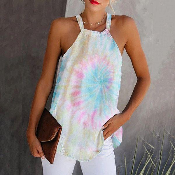 Summer Sexy Round Neck Crop Tops-STYLEGOING