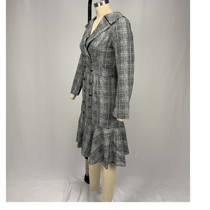 Elegant Office Lady Women Plus Sizes Dresses