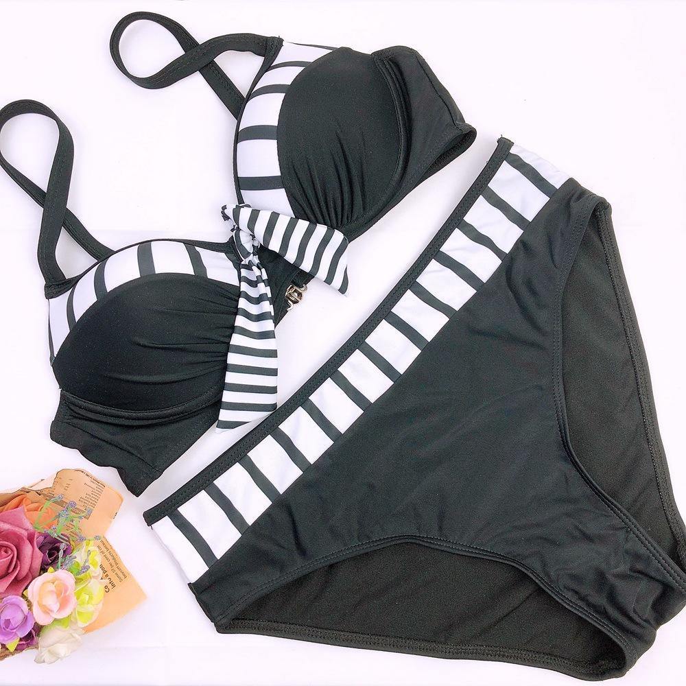 Black Women Summer Beach Bikini Swimwear-STYLEGOING