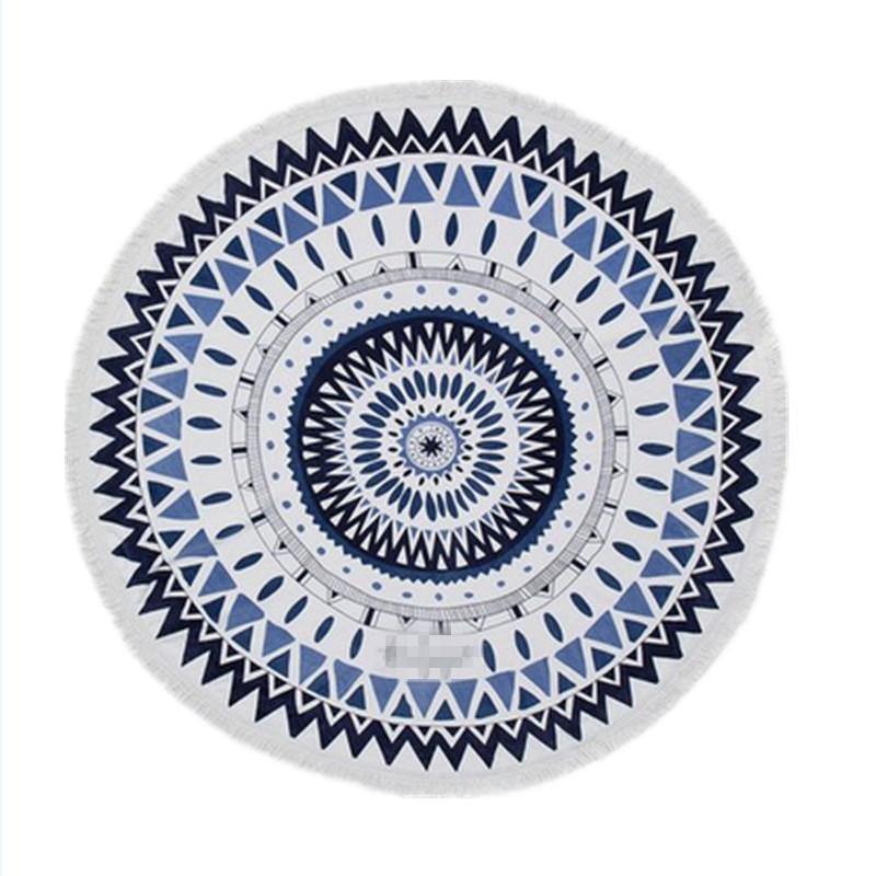 Women Summer Beach Fast Drying Print Beach Towel-STYLEGOING