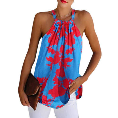 Summer Sexy Round Neck Crop Tops-STYLEGOING