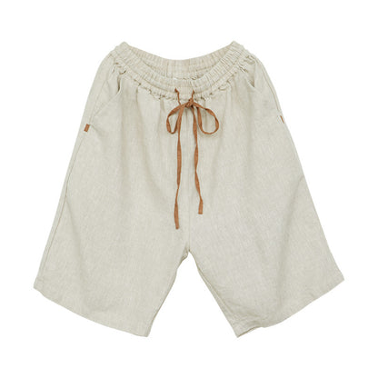 Leisure Linen Summer Women Short Pants