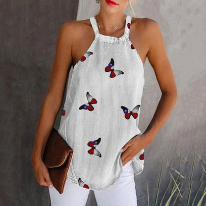 Summer Sexy Round Neck Crop Tops-STYLEGOING