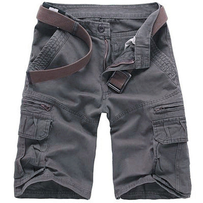 Plus Sizes Cotton Cropped Short Pants for Men