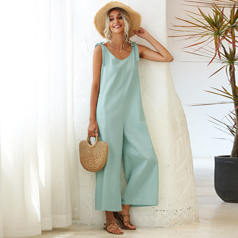 Casual Summer Wide Legs Jumpsuits & Rompers