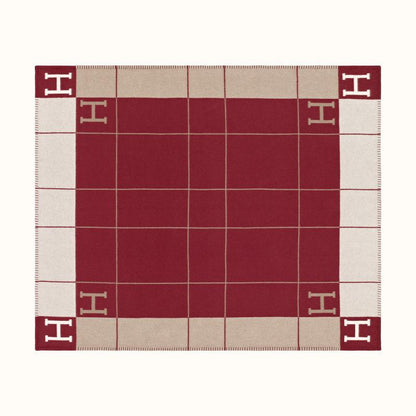 H Letter Design Wool Warm Thick Blanket-9-135*170CM-Free Shipping at meselling99