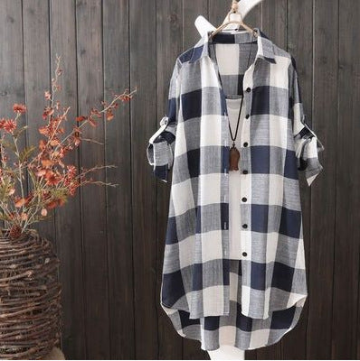 Summer Casual Long Sleeves Women Shirts