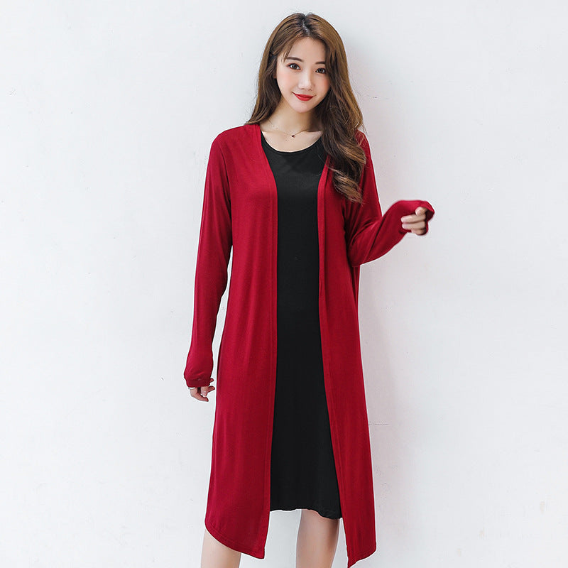 Simple Design Sun Proof Long Sleeves Women Tops