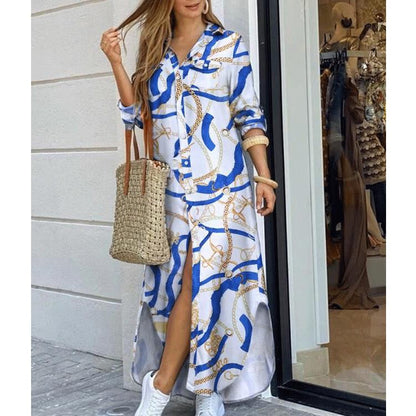 Leisure Fashion T Shirt Long Dresses-STYLEGOING