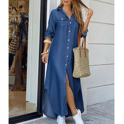 Leisure Fashion T Shirt Long Dresses-STYLEGOING