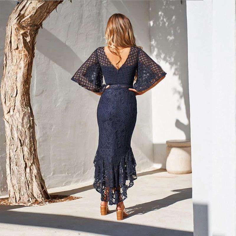 Sexy Mermaid Long Lace Dresses