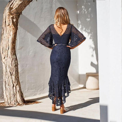 Sexy Mermaid Long Lace Dresses
