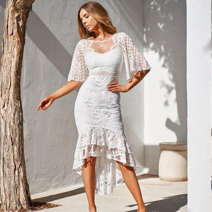 Sexy Mermaid Long Lace Dresses