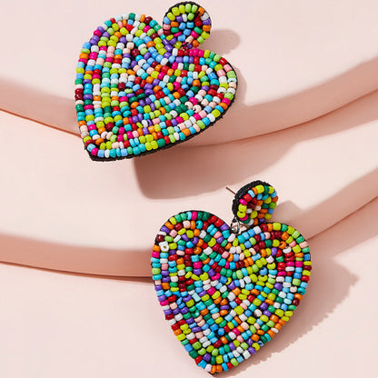 Ethic Bohemian Sweetheart Handmade Earrings