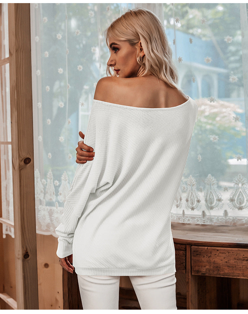 Sexy Off The Shoulder Batwing Women Blouses for Women