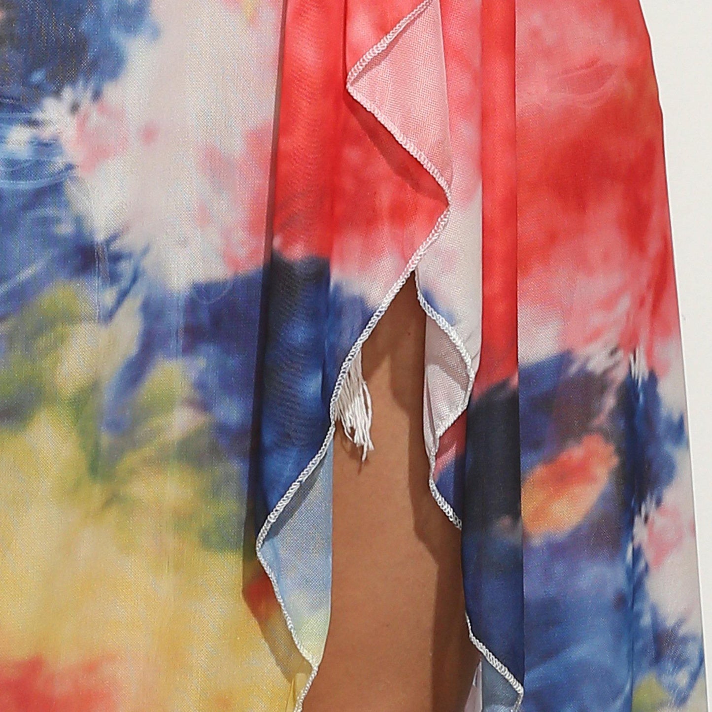 Women Summer Irregular Long Cover Ups-STYLEGOING