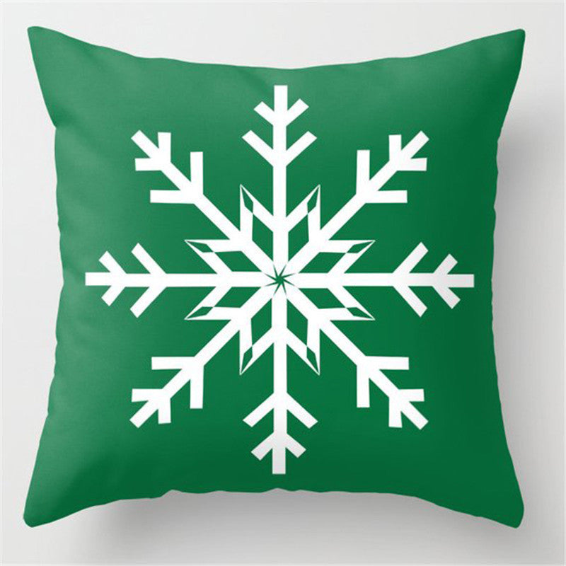5pcs/package Christmas Green Pillow Case