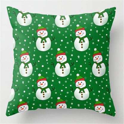 5pcs/package Christmas Green Pillow Case
