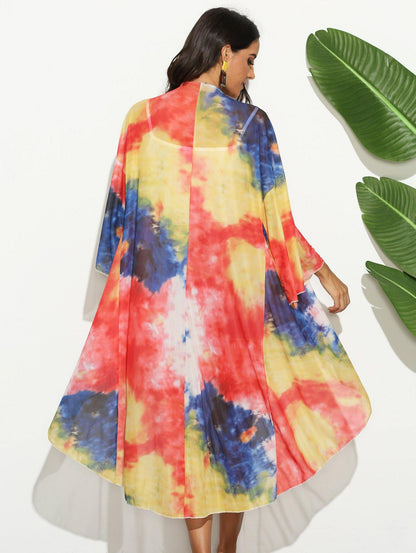 Women Summer Irregular Long Cover Ups-STYLEGOING