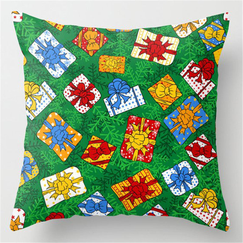 5pcs/package Christmas Green Pillow Case