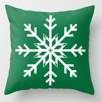 5pcs/package Christmas Green Pillow Case
