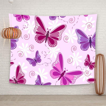 3D Butterfly Print Home Decorative Hanging Wall Tapestry