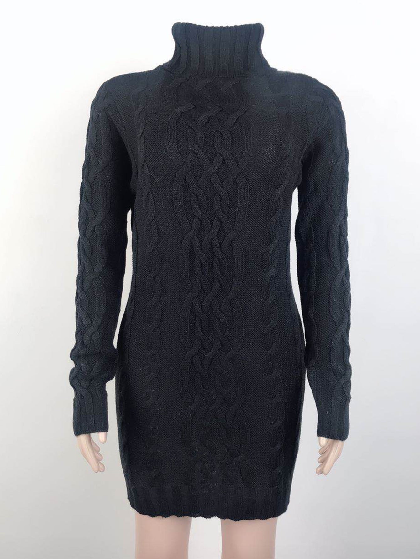 Vintage Turtleneck Knitted Pullover Sweaters