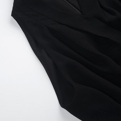 Classy V Neck Sleeveless Halter Women Jumsuits-STYLEGOING