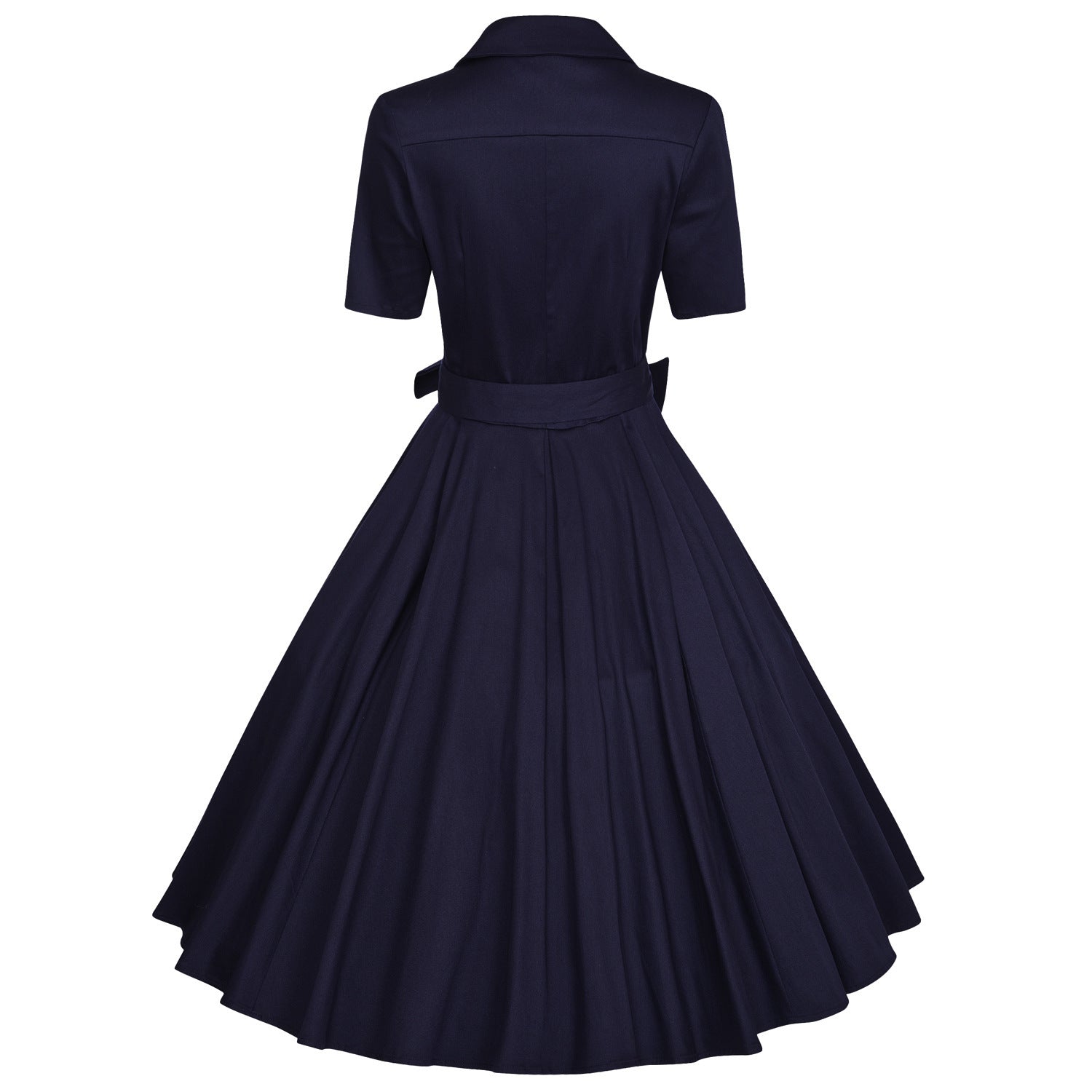 Elegant Cotton Short Sleeves Dresses