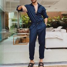 Leisure Slim Waist Overall Jumpsuits for Men-STYLEGOING