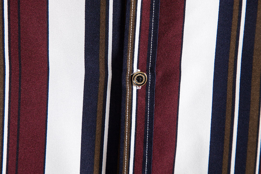 Men's Striped Short Sleeves Summer Beach T Shirts