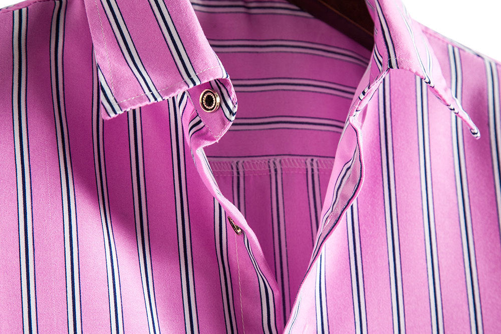 Men's Striped Short Sleeves Summer Beach T Shirts