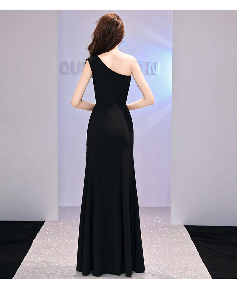 Sexy One Shoulder Evening Party Dresses