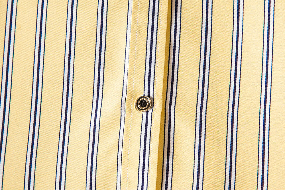 Men's Striped Short Sleeves Summer Beach T Shirts