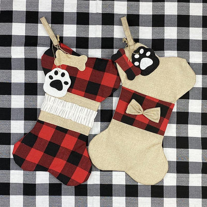 Christmas Bone Shape Gift Bags