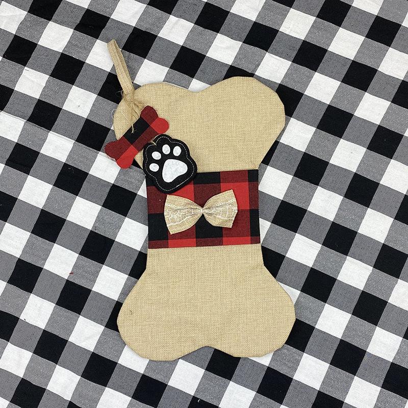 Christmas Bone Shape Gift Bags