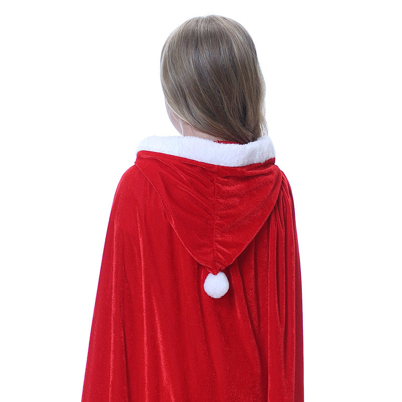 Christmas Red Cloak Cosplay Costume