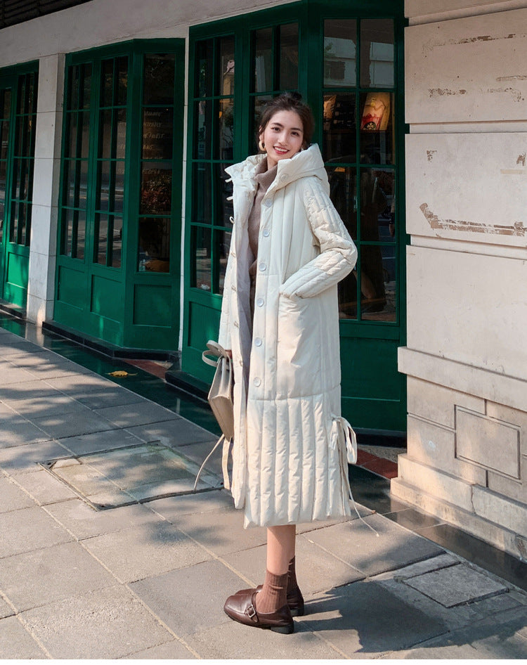 Winter Long Cotton Overcoats for Women