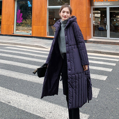 Winter Long Cotton Overcoats for Women