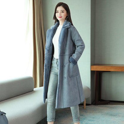 Winter Sherpa Warm Thick Outerwear Overcoats for Women