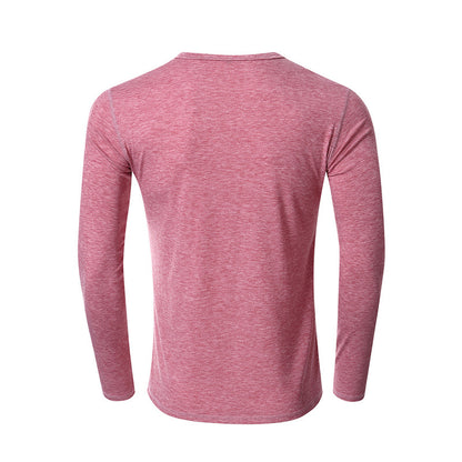 Fall V Neck Long Sleeves T Shirts for Men
